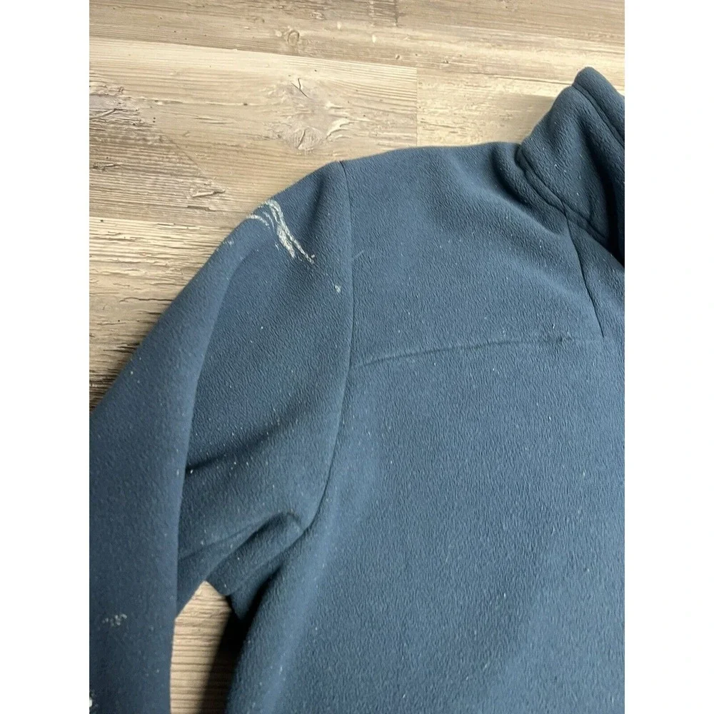 The North Face Men's Fleece Full Zip Jacket‎ Blue Size L Synthetic Sherpa Lined